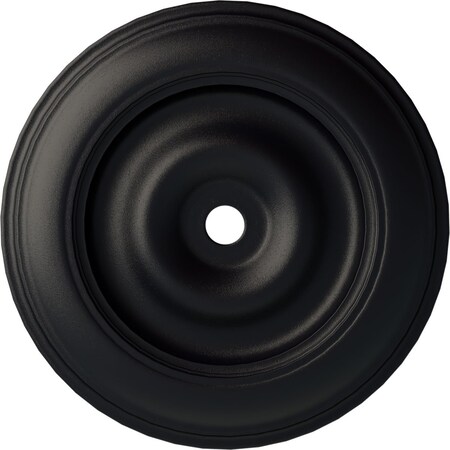 Ekena Millwork Classic Ceiling Medallion (Fits Canopies up to 8 1/4"), 44 1/2"OD x 4"ID x 4 "P, Steel Gray CM44CLSGS